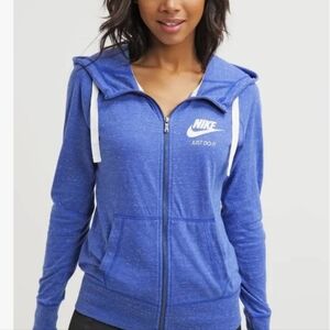 Nike Blue Hoodie Size Medium